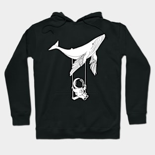 Humpback Whale with Astronaut Hoodie